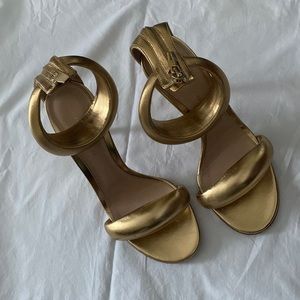 Gianvitto Rossi Gold sandals, worn once